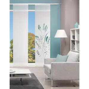 Штора-ролик AYENE на панели 1 шт., панельная штора с цифровой печатью AYENE Vision S, Petrol