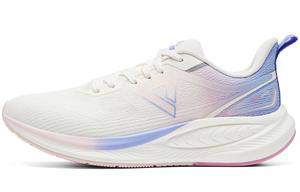 Кроссовки женские с низким верхом бежевые/фиолетовые Peak