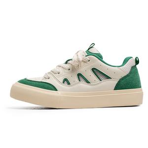 QIQUDUCK Легкие дышащие низкие скейтерские кроссовки для увеличения роста унисекс Q-XN8105 зеленые, цвет Q-XN8105 Green