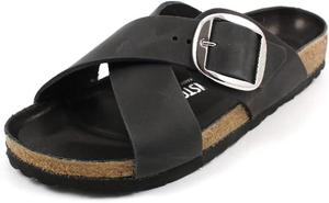 Женские сандалии Birkenstock Siena с большой пряжкой, черный