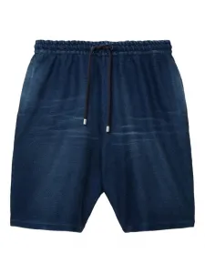 Шорты с нашивкой-логотипом LOEWE, синий