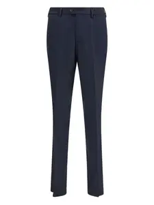 Брюки с эластичным поясом и карманами-клапанами Lardini, синий