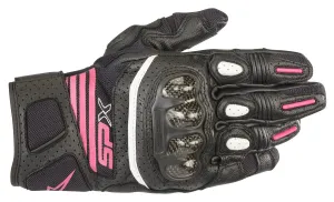 Перчатки Stella SPX Air Carbon v2 Alpinestars, черный/фуксия