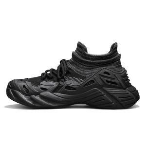 EGCHI Мужские низкие кэжуал кеды черные, цвет Black