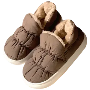 Thin strips Бытовые тапочки тонкие полоски, Темно коричневый