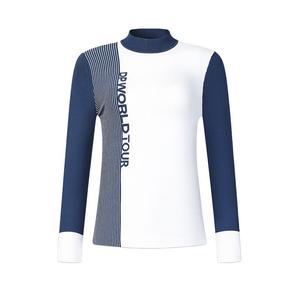 FILA Golf Series вязаный свитер женский глубокий элегантный синий