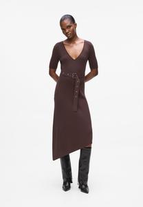 Платье KARL LAGERFELD BELTED KNIT, Java/Brown
