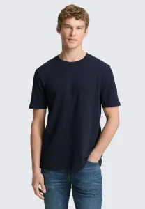 Базовая футболка mit waffelstruktur Tom Tailor Denim, Sky Captain Blue