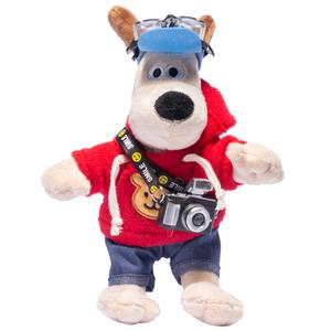 Подвеска для машины в виде милого щенка, брелок для сумки, защита для ремня безопасности, плюшевая кукла чарм, высота 23см Bowl