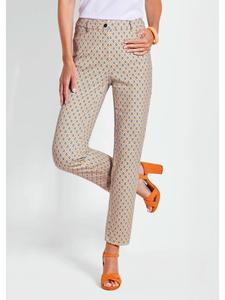 Тканевые брюки GOLDNER, цвет bunt/gemustert