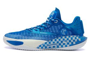 Баскетбольные кроссовки Sharp RISE мужские низкие синие/белые Qiaodan