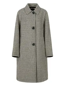 Клетчатое пальто с воротником Marni, белый
