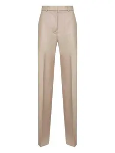 Брюки Lambro с завышенной талией и отутюженными стрелками Max Mara, нейтральный
