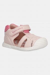 Детские кожаные сандалии Biomecanics, розовый