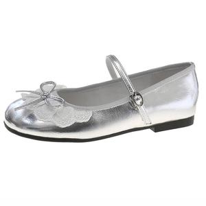 Плоские туфли Мэри Джейн для женщин VICTORIA&VERA, серебро