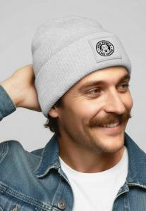 Шапка MoonWorks PATCH HATE PEOPLE LOVE COFFEE SPRUCH KAFFEFANS, Grau/Grey