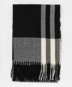 Твиловый клетчатый шарф Comme Ca Ism, цвет Dark Brown