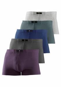 Трусы H.I.S Boxer shorts, цвет blue/light grey/dark grey/petrol/dark purple