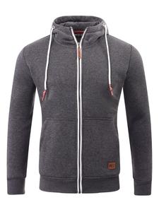 Толстовка RESLAD Sweatjacke Zipper High, антрацит