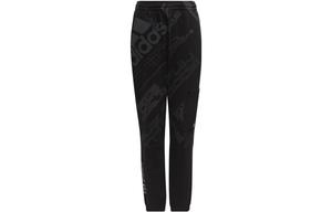 Детские трикотажные спортивные штаны Adidas, черный