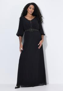 Платье Ulla Popken LAYERED PLUNGING NECKLINE , Black