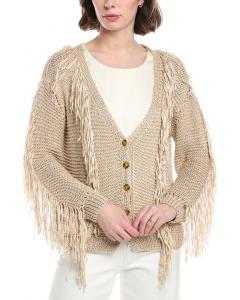 Кардиган FARM Rio Sand Stripes Fringes Knit, мультиколор
