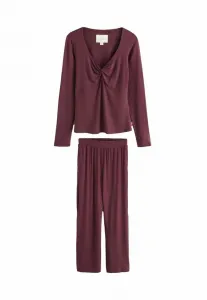 Пижама стандартного кроя Laura Ashley, Burgundy Red