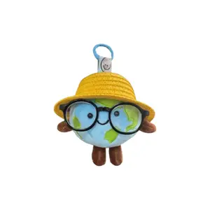 Милый креативный плюшевый кулон с мультяшной Землей высотой 10 см PUDOWRABBIT