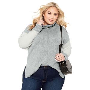 Женский свитер Riley plus size Avenue, Grey Marled