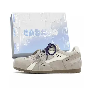 CAZXXO Женские повседневные ботинки Low Top оранжевый серый