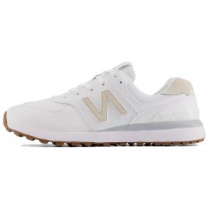 574 Greens V2 White Women's New Balance, белый/бежевый