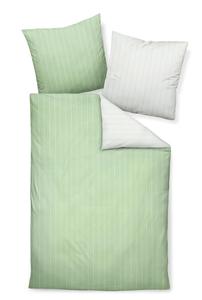 Постельное белье Janine зеленый, белый ширина/длина: 135/200 см