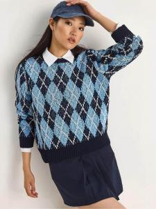 Bianco Lucci Свитер в цвете Marine Blue, Sky Blue