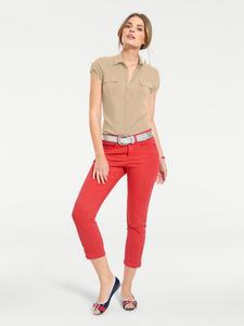 Блузка с короткими рукавами песочного цвета Heine