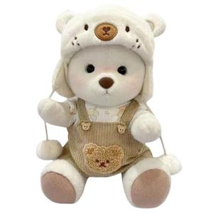 Плюшевая кукла Cartoon Joint Bear высотой 30 см MIXIANG, белый