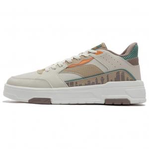 361° Низкие противоскользящие износостойкие кроссовки для скейтбординга, мужские, бежево-коричневые