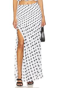 Юбка Quincy Afrm, blanc dot