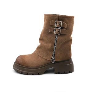 Ботильоны унисекс верблюжьего цвета SAFIYA, 29 Camel