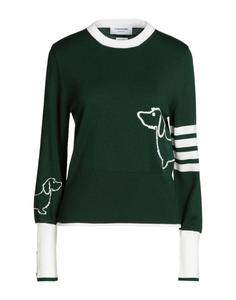 Свитер Thom Browne, темно-зеленый