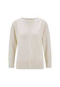 Свитер-Подводная лодка с рукавами летучая мышь Madeleine, белый