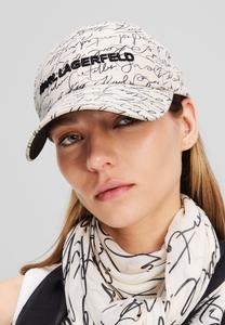 Бейсболка K/ESSENTIAL SCRIBBLE KARL LAGERFELD, кремовый