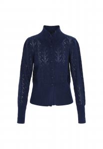 DreiMaster Vintage Кардиган 'Vintage' вязаный в цвете Navy