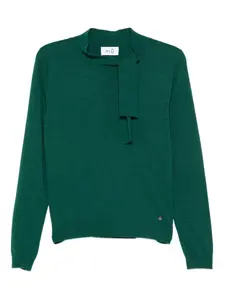 Свитер с завязками Niu, зеленый