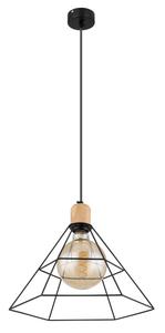 Настольная лампа Globo коричневый, черный диаметр/высота: 35/120 см