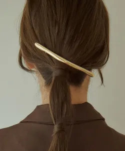 Металлическая заколка для волос в виде веточки Goldy, цвет Gold