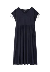 Платье из джерси с кулиской на рукаве Sheego, синий