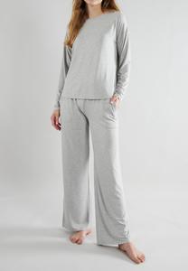 Пижама SET TOM TAILOR, пятнистый серый