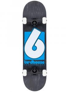Скейтборд Birdhouse B Logo 8.0″ Skateboard, black/blue