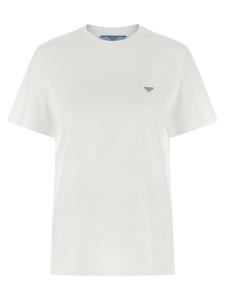 Футболка с логотипом Prada, белый