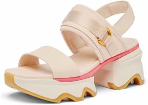 Женские сандалии на каблуке с ремешком Sorel Kinetic Impact, Pearlescent/Coral Blossom